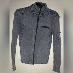 Vintage denim looks like jacket
